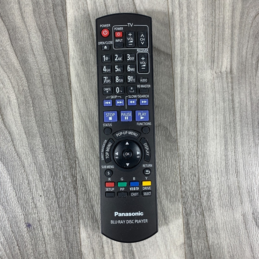 Panasonic Remote Control N2QAYB000380 BLU-RAY  DMP-BD60 DMP-BD80 Nice Condition!